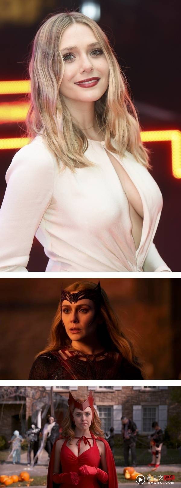 “绯红女巫”Elizabeth Olsen 凭《Dr Strange 2》再圈粉！曾大胆全抛演出…搭档“Thanos”上演情欲场面！ 娱乐资讯 图1张